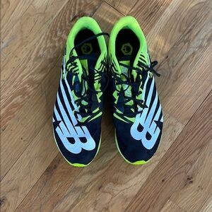 New Balance Black Athletic Shoes with Bold Design